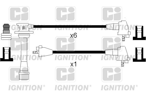 QUINTON HAZELL Комплект проводов зажигания XC623